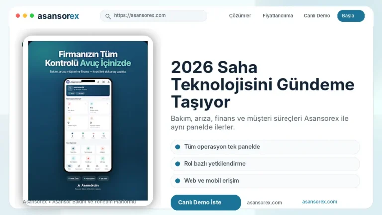 Asansorex.com 2026 Saha Teknolojisini Gündeme Taşıyor